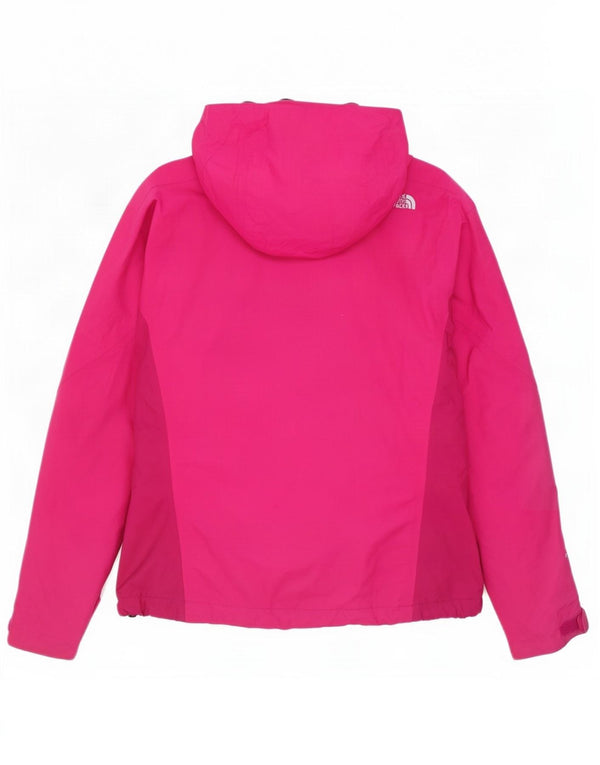 Женская дождевик с капюшоном The North Face Hyvent UK 14, полиэстер среднего розового цвета