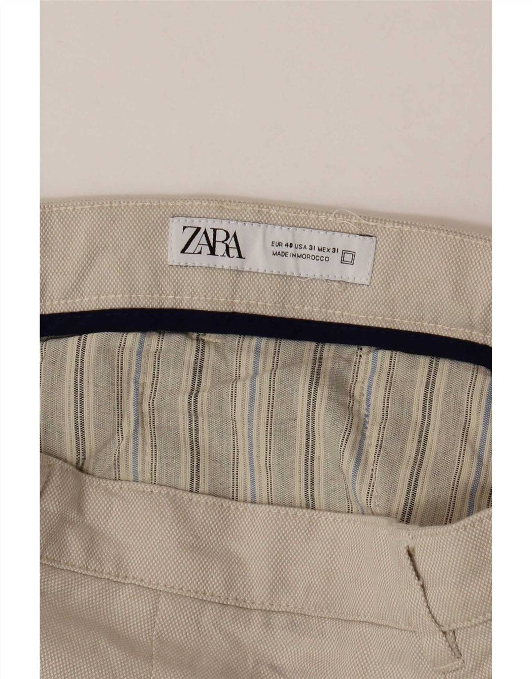 Мужские шорты чинос Zara EU 40 Medium W31 Бежевые