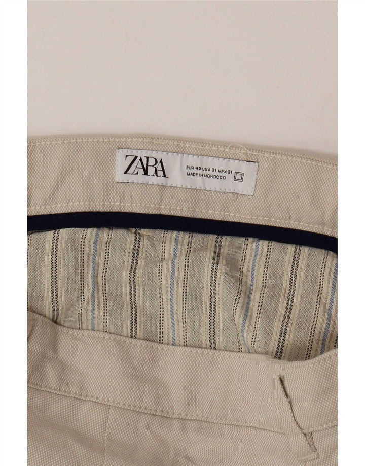 Мужские шорты чинос Zara EU 40 Medium W31 Бежевые