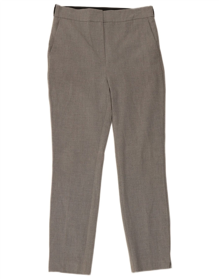 Женские узкие брюки чинос Zara Medium W28 L27 Серые