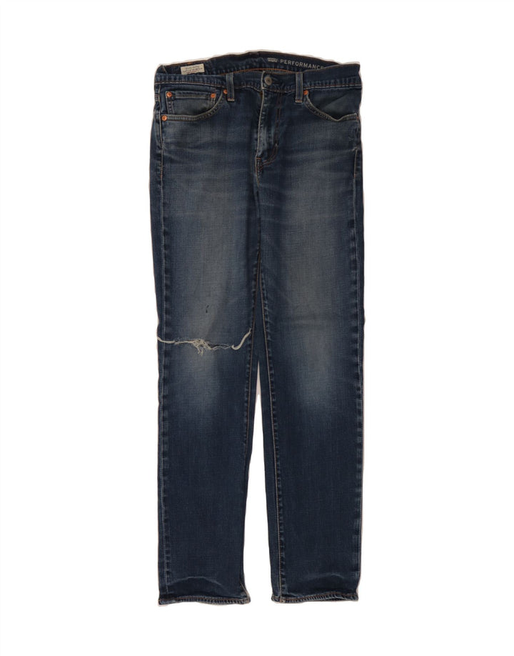 LEVI'S Mens 511 Distressed Slim Jeans W31 L32 Blue Cotton Vintage Levi's and Second-Hand Levi's from Messina Hembry 