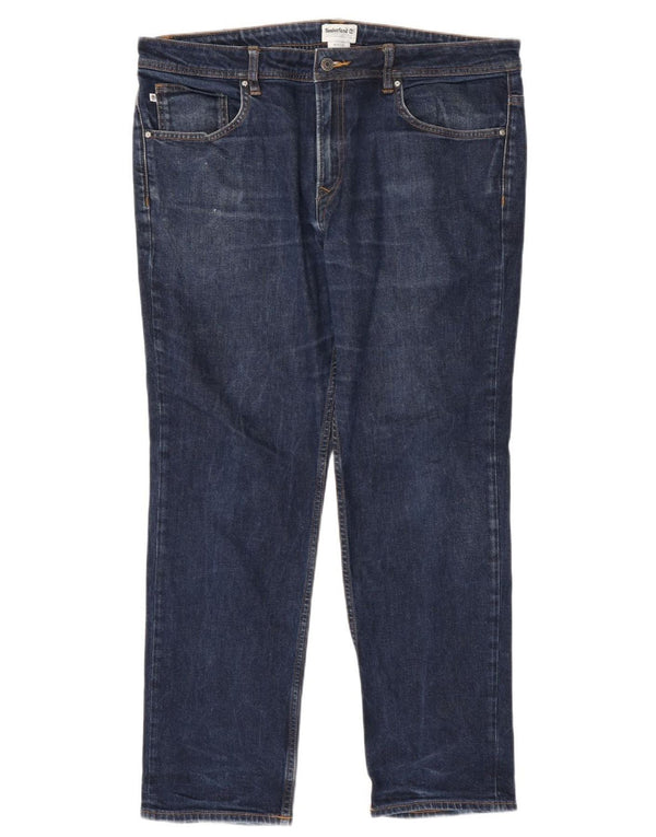 Мужские прямые джинсы Timberland W38 L32 темно-синие, хлопок