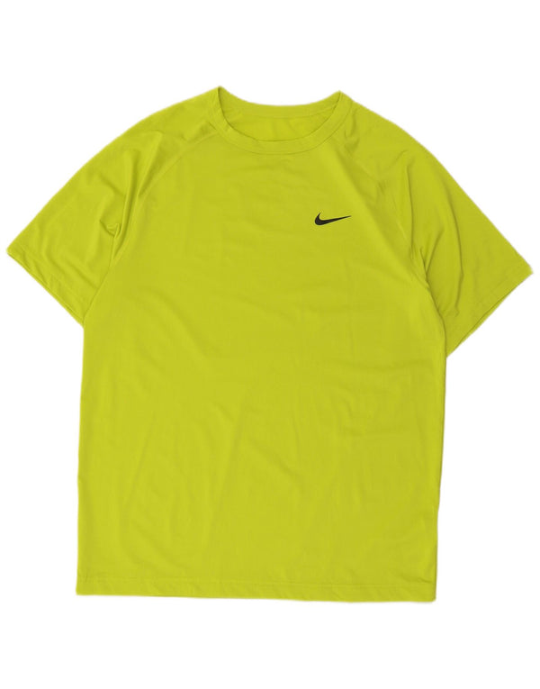 Мужская футболка Nike Dri Fit, средний зеленый полиэстер