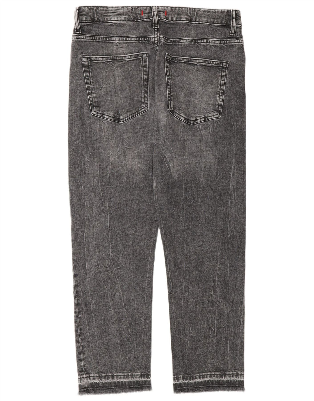 Женские прямые джинсы Zara EU 38, маленькие W28 L26, серые