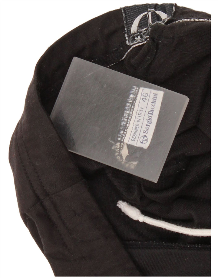 Мужские спортивные брюки с рисунком Sergio Tacchini IT 46, маленькие черные