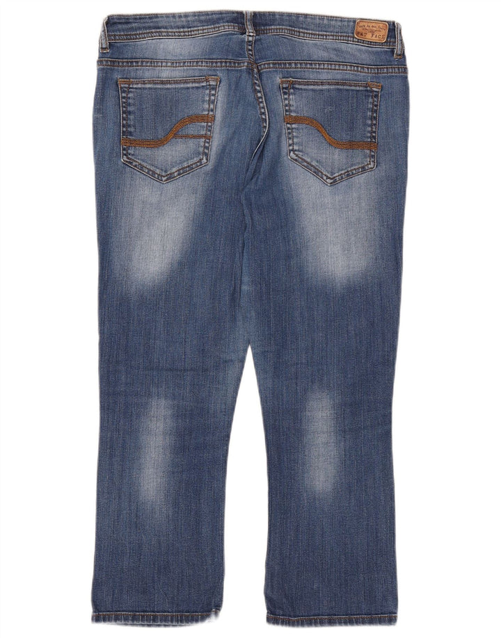 Женские джинсы-капри FAT FACE UK 14, большие W32 L23, синие