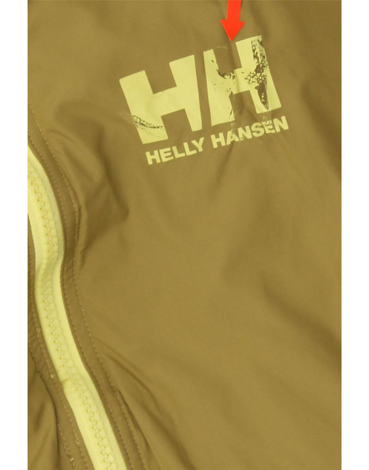 Женская укороченная стеганая куртка с графическим рисунком Helly Hansen UK 14, средний хаки