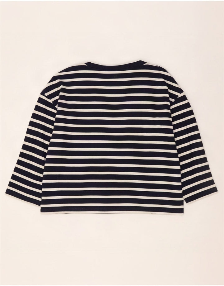 Женский топ выходного дня Max Mara с рукавом 3/4, Великобритания 14, средний темно-синий морской цвет
