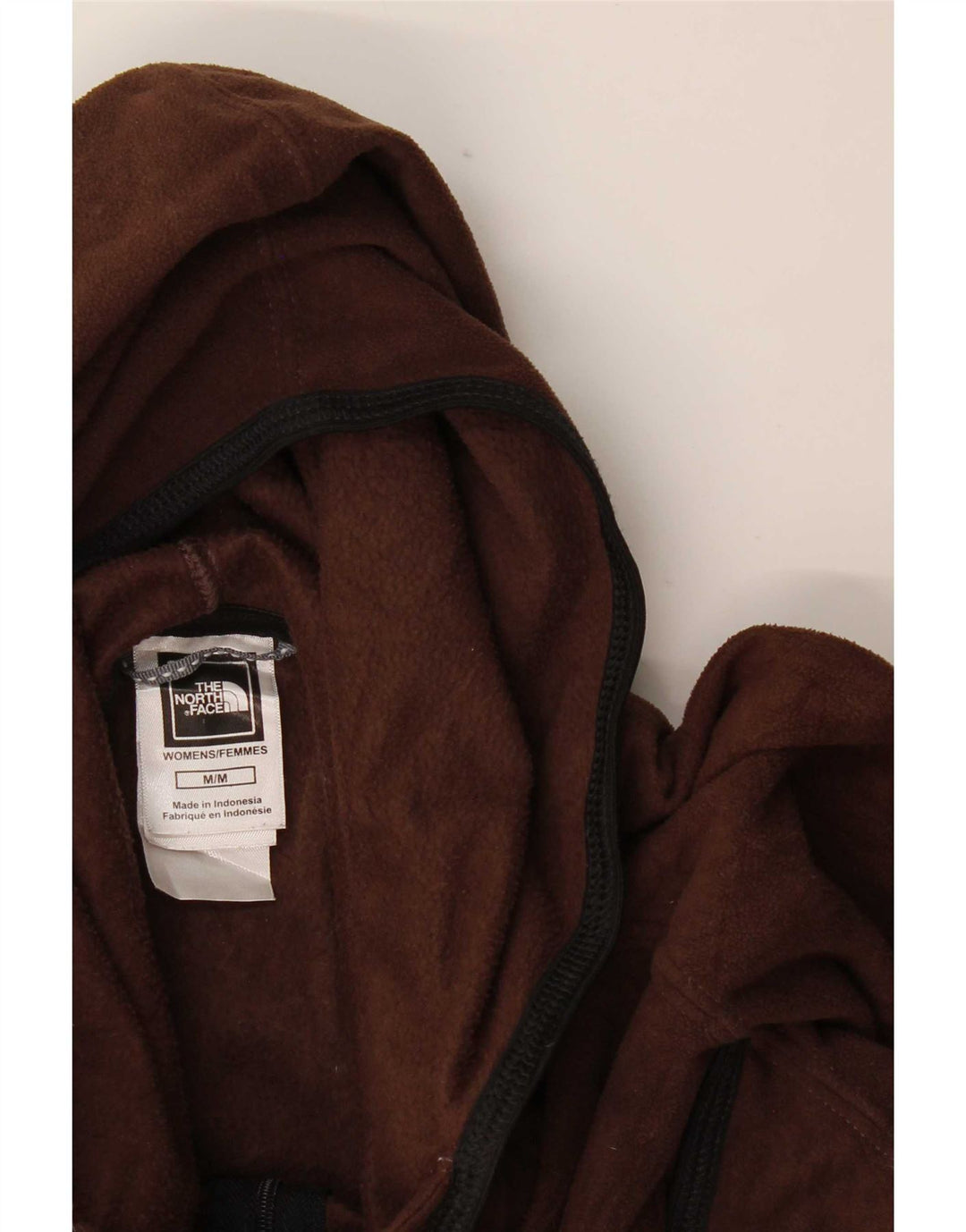 Женская флисовая куртка с капюшоном The North Face UK 12, средний коричневый полиэстер