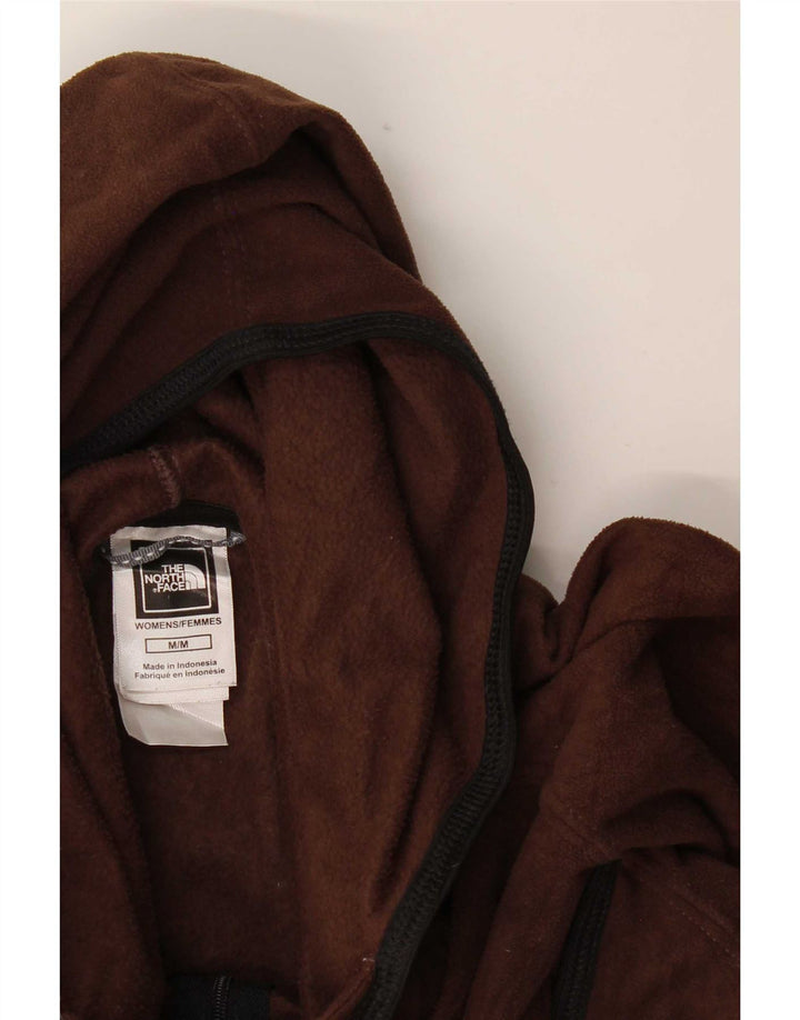 Женская флисовая куртка с капюшоном The North Face UK 12, средний коричневый полиэстер