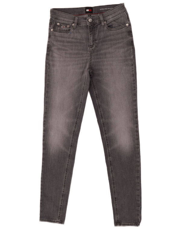 Женские джинсы скинни Tommy Hilfiger Nora со средней посадкой W27 L30 Серые хлопковые