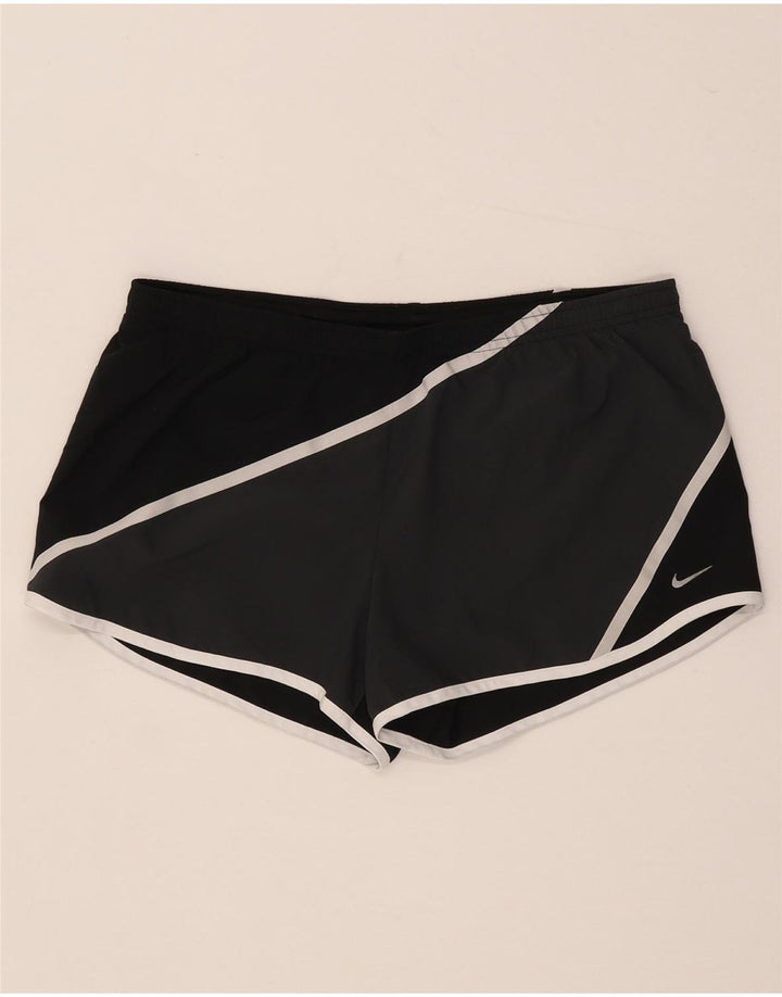 Женские спортивные шорты Nike Dri Fit UK 14, средний черный полиэстер