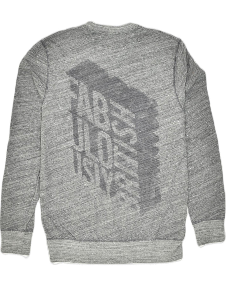 JACK WILLS Mens Graphic Sweatshirt Jumper Small Grey Cotton | Vintage Jack Wills | Thrift | Second-Hand Jack Wills | Used Clothing | Messina Hembry 