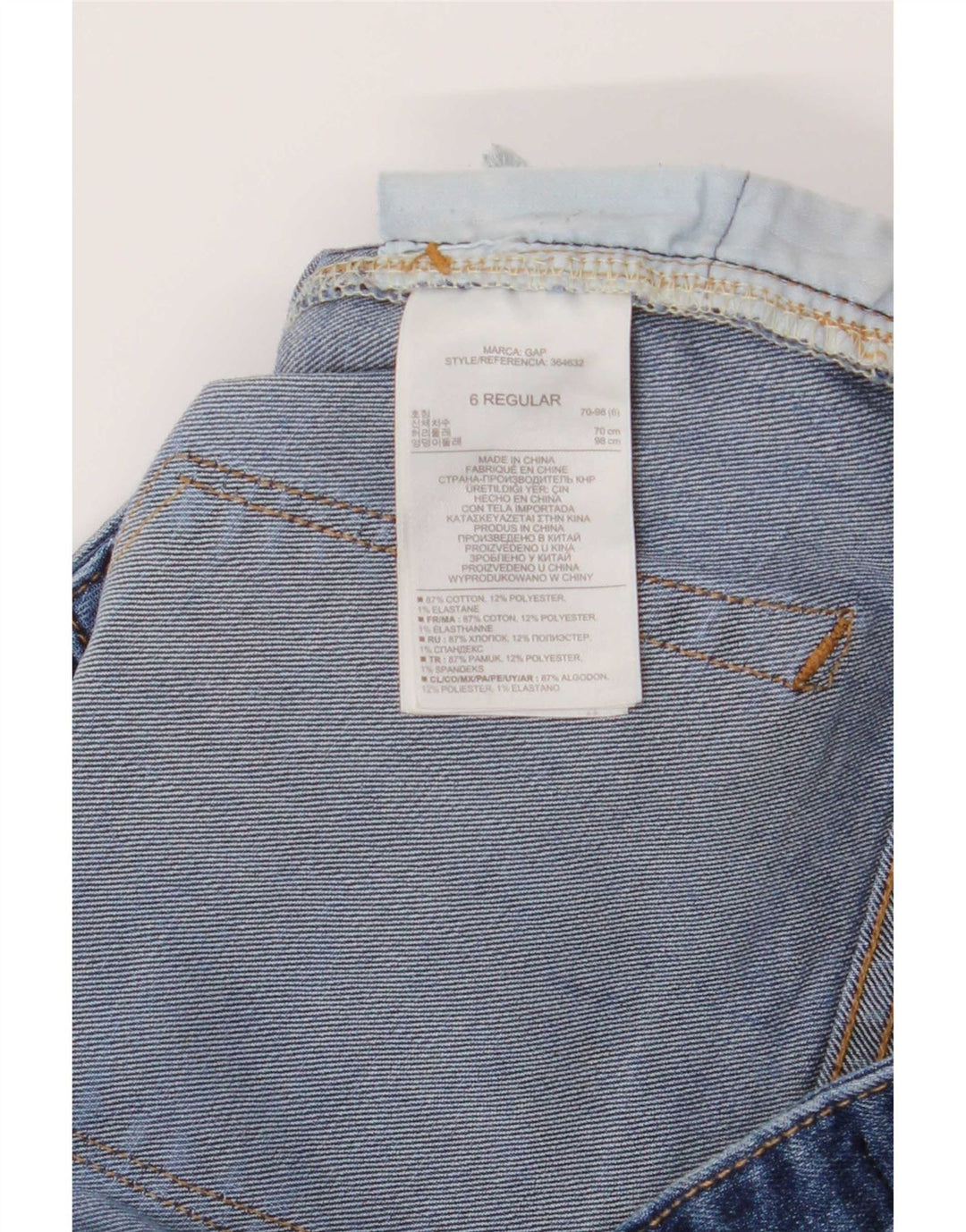 Женские джинсы Bootcut Gap W28 L32 синие, хлопок