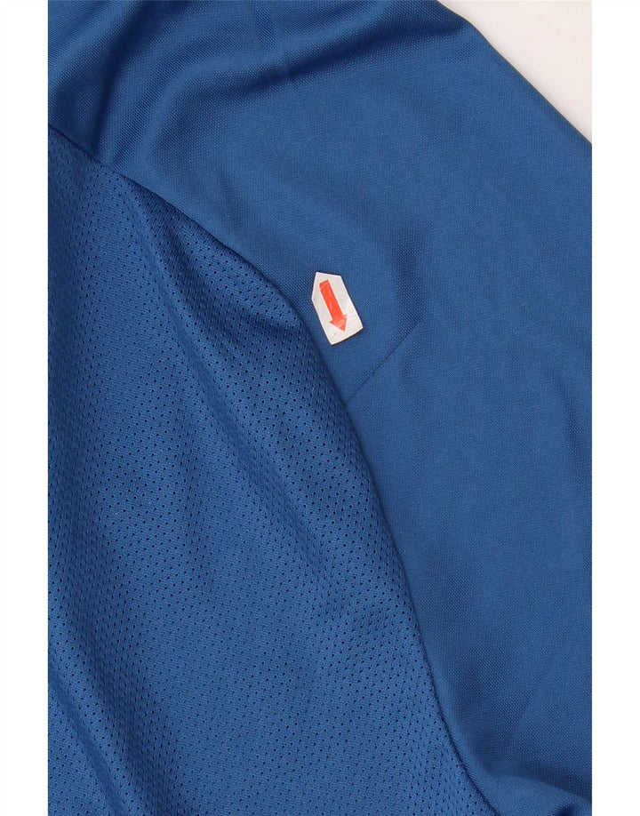 Мужская футболка Nike Dri Fit, средний синий полиэстер