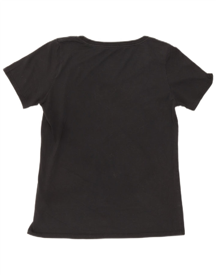 Женская футболка с рисунком NIKE Colorado Spirit Top UK 12, средний размер, черный хлопок