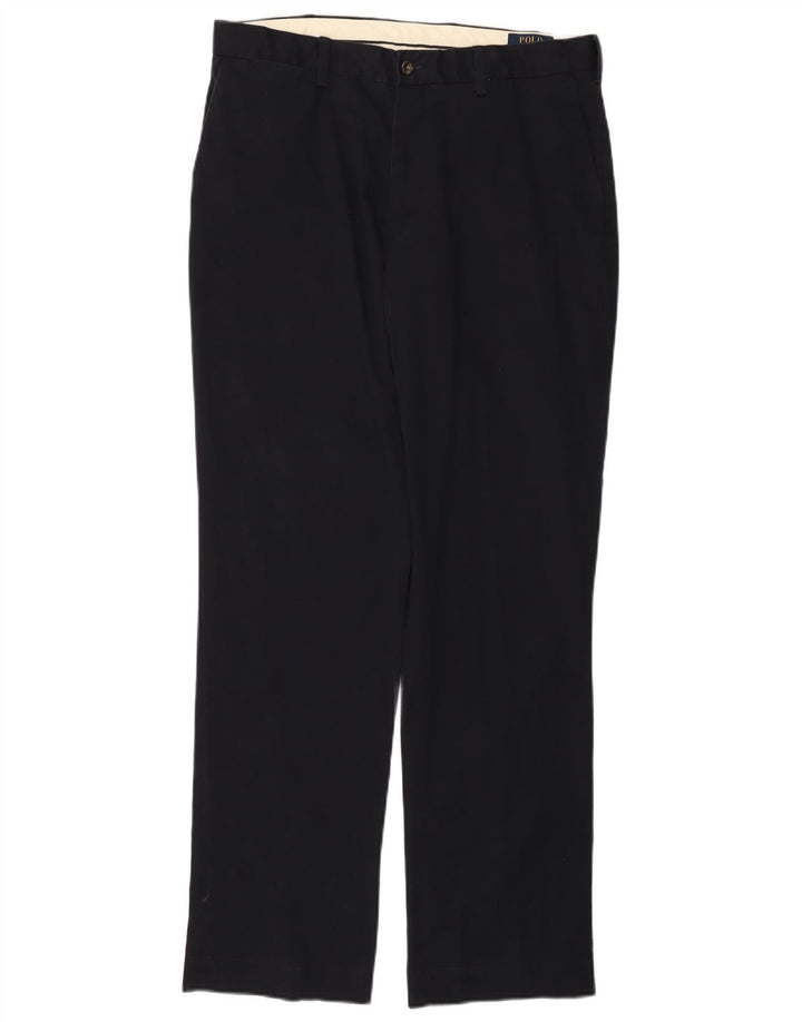 POLO RALPH LAUREN Мужские прямые брюки чинос W34 L34 Темно-синие