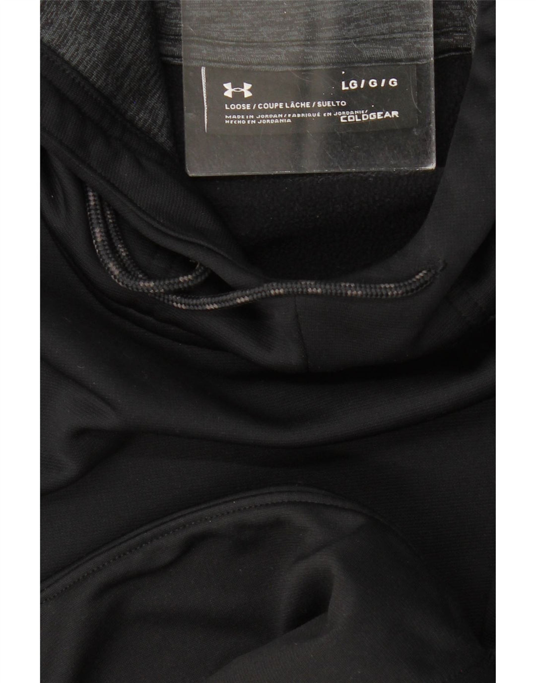 Женский джемпер с капюшоном UNDER ARMOR Cold Gear UK 16, большой черный