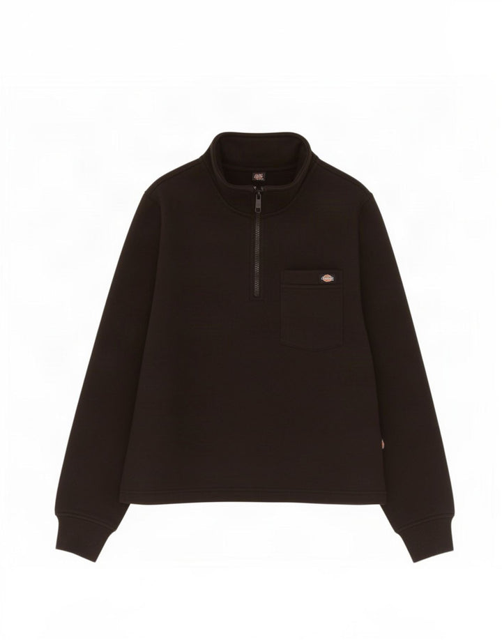 Женский свитер с воротником на молнии Dickies UK 14, средний черный
