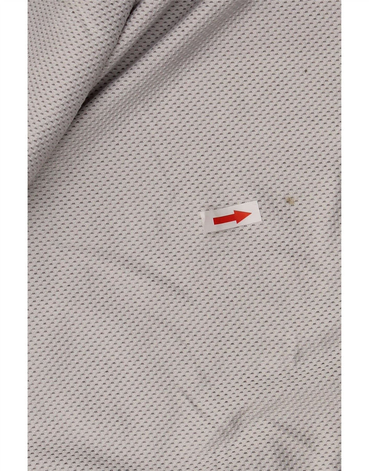 CALVIN KLEIN Мужской пуловер с воротником на молнии, спортивный костюм, средний серый в пятнистый цвет