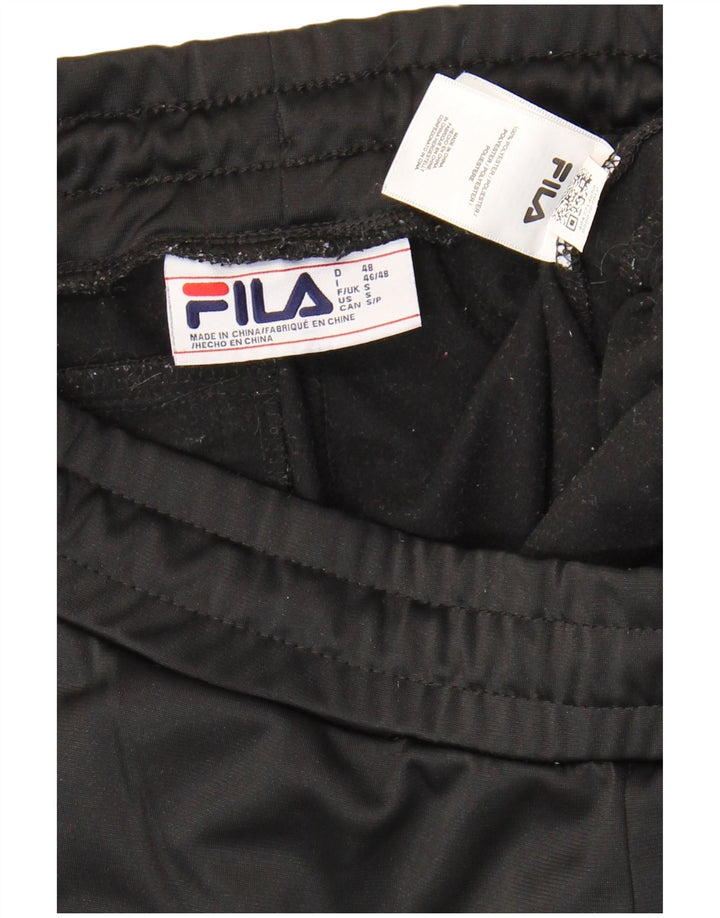 Fila Мужские спортивные брюки с графическим рисунком, маленькие черные полиэстер