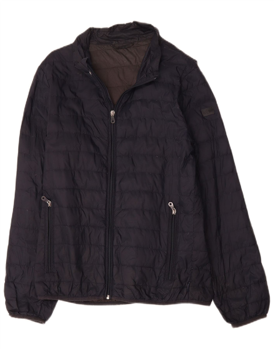 Мужская стеганая куртка Armani Jeans IT 48 Medium Navy Blue Полиамид
