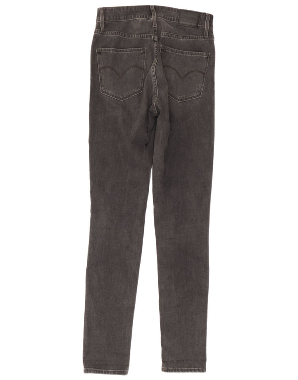 Женские джинсы скинни Levi's 721 с высокой посадкой W27 L30 Серые хлопковые
