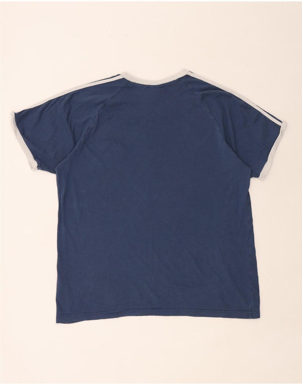 Мужская футболка ADIDAS Top XL, синяя, хлопок