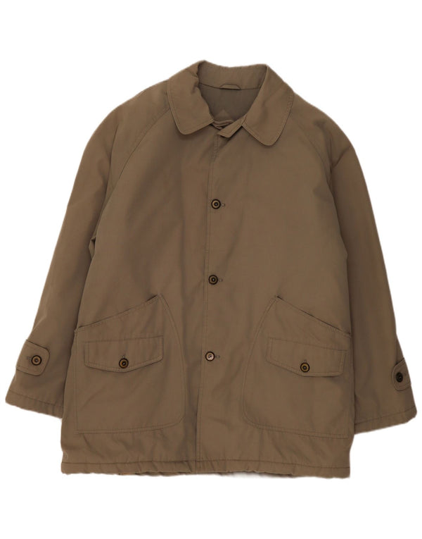 Vintage Mens Bomber Jacket UK 42 XL Beige