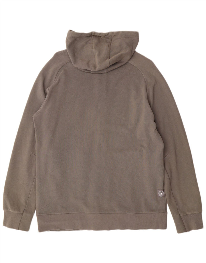 UMBRO Mens Zip Hoodie Sweater Large Grey Cotton
