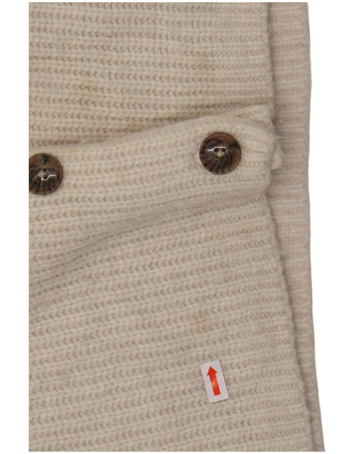 Женский укороченный кардиган большого размера FAT FACE, размер UK 10, маленький белый нейлон