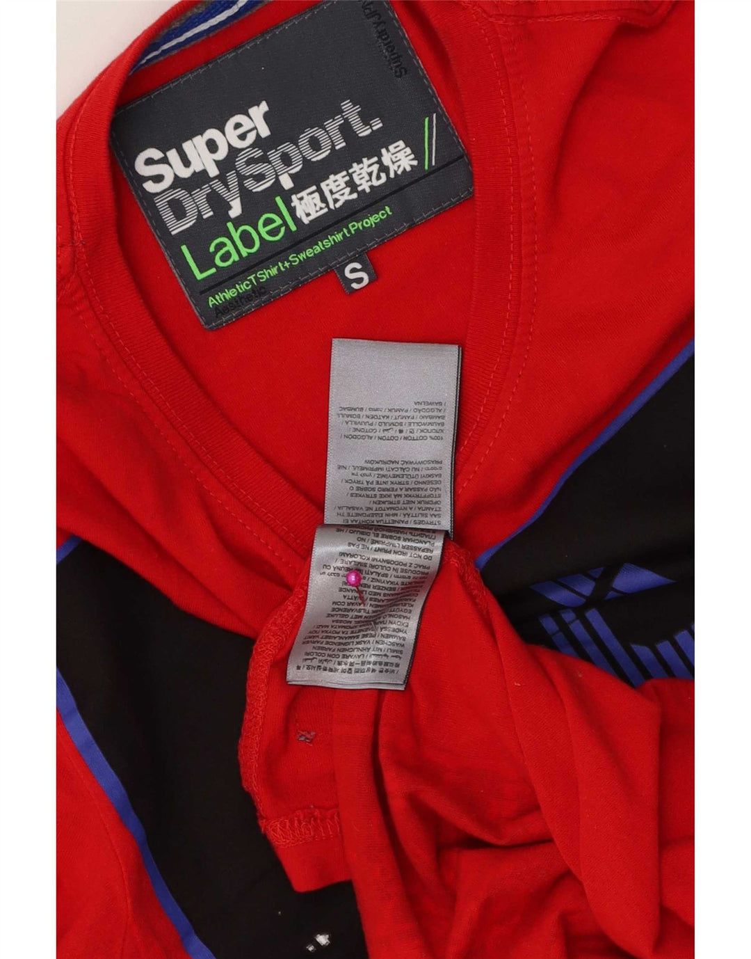 Superdry Мужская футболка с рисунком, маленький красный хлопок