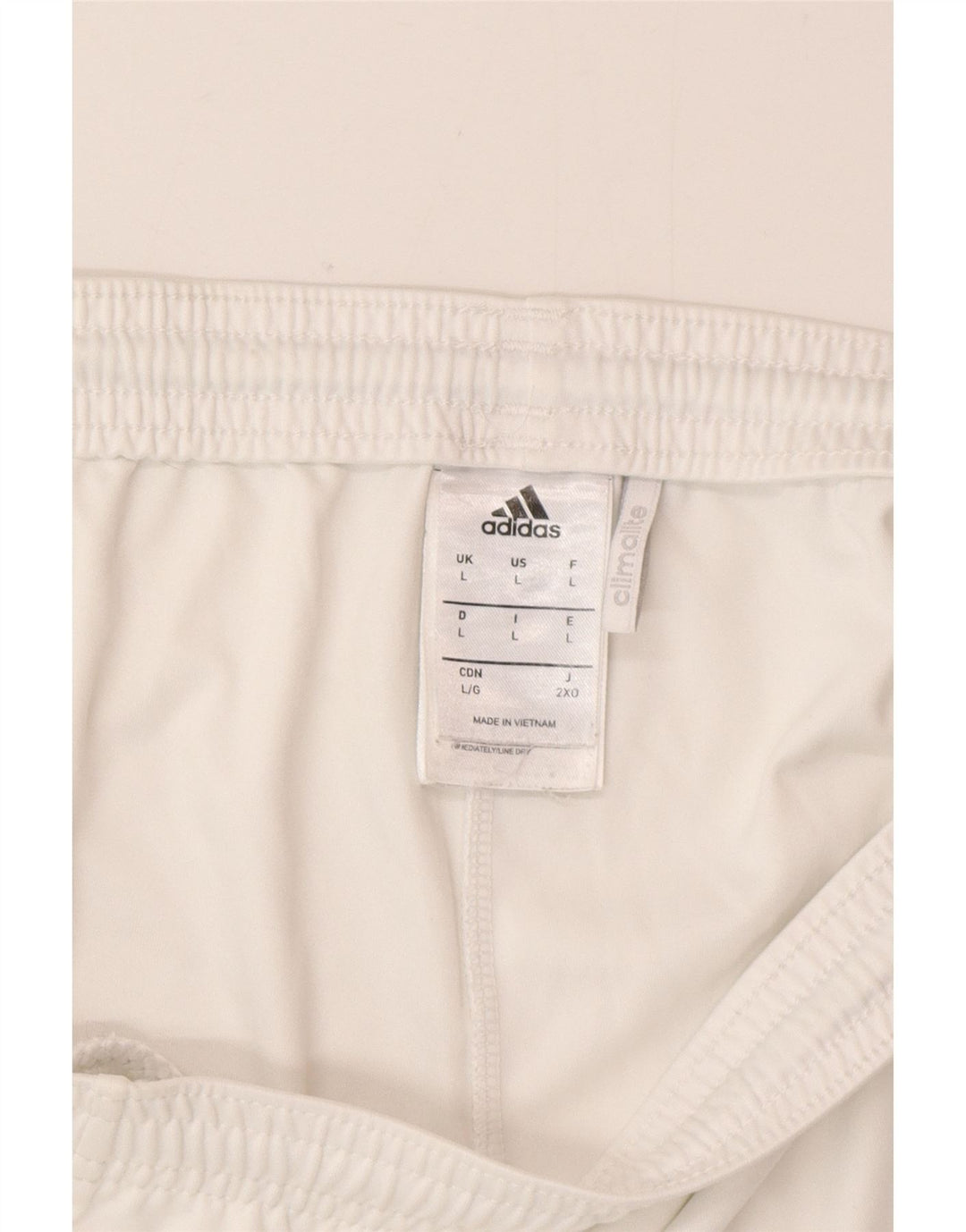 Мужские спортивные шорты Adidas Climalite, большие белые полиэстеровые шорты
