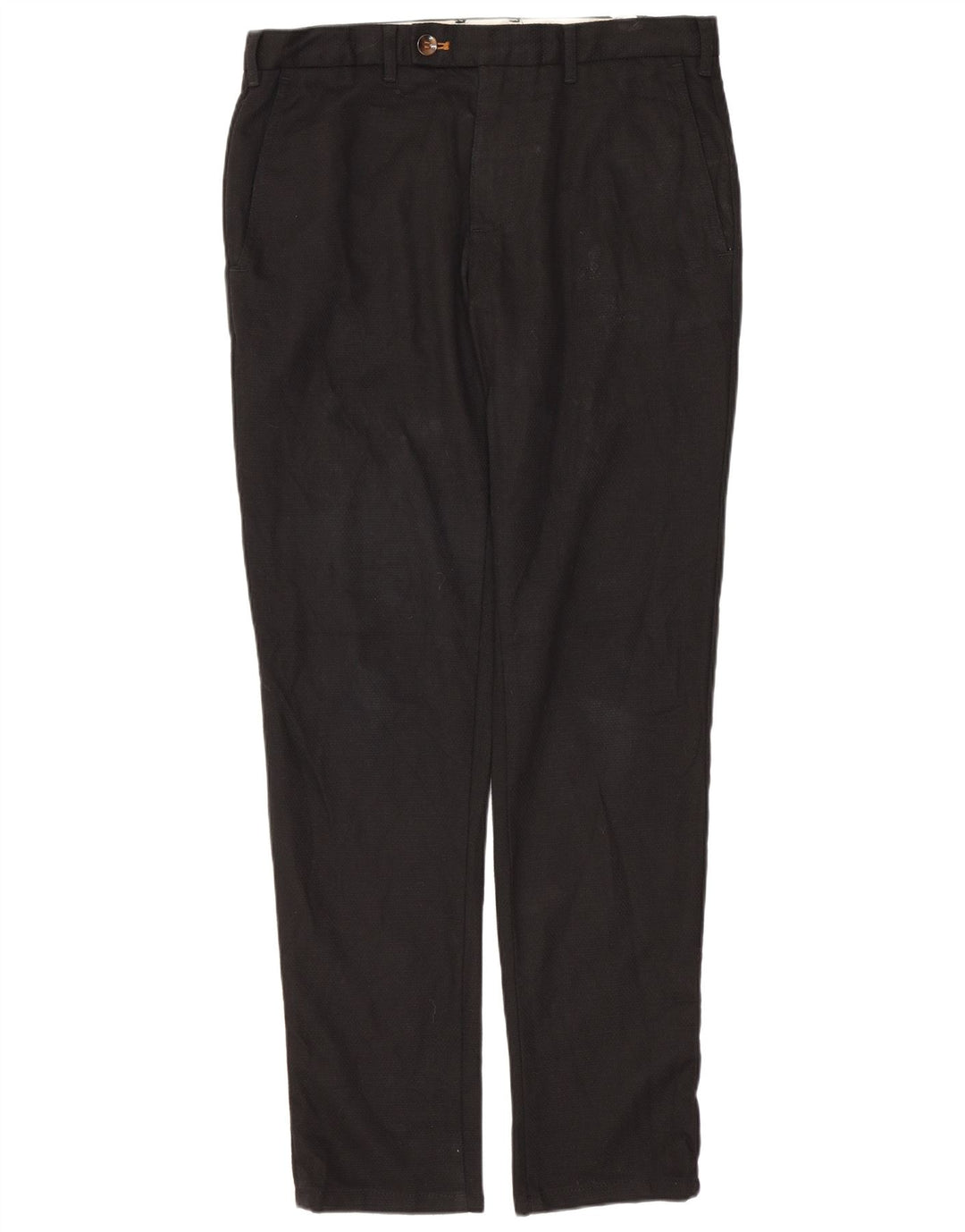 Мужские брюки-чиносы Zara EU 40 Medium W31 L30, черный полиэстер