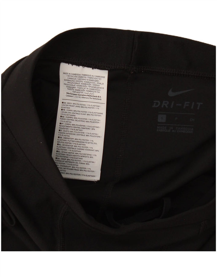 Мужские леггинсы Nike Dri Fit, маленькие черные, полиэстер