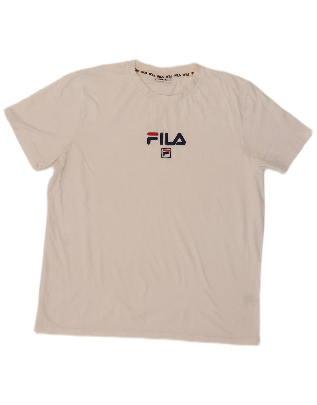 Fila Мужская футболка с рисунком Top XL Белый хлопок