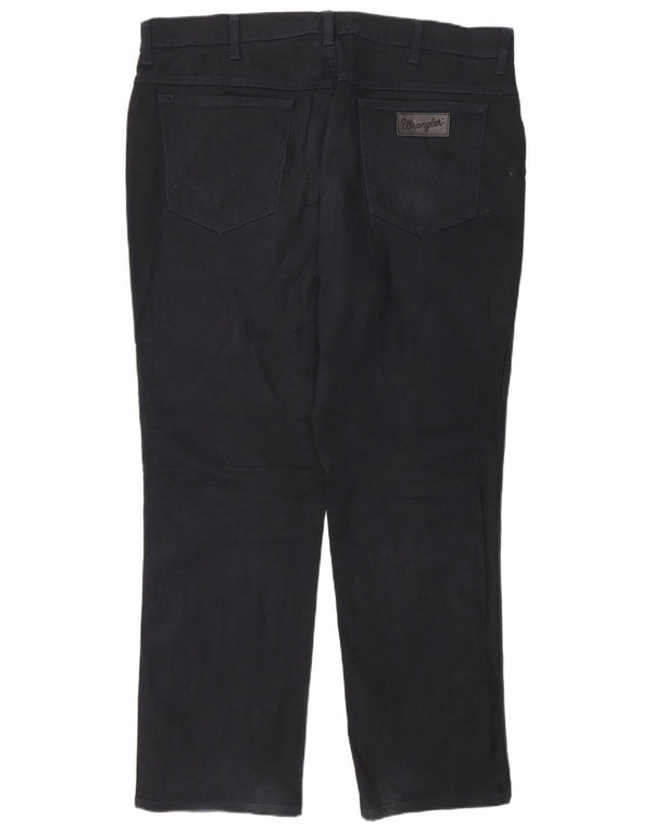 Мужские прямые джинсы Wrangler Texas W40 L30, черный хлопок