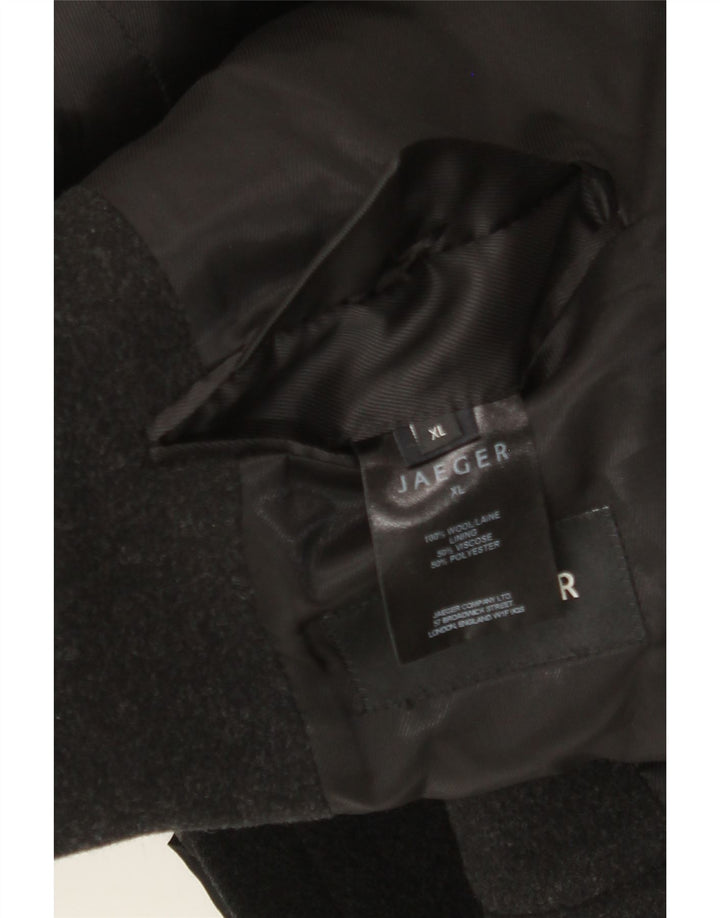 Мужское пальто Jaeger UK 42 XL серое шерстяное