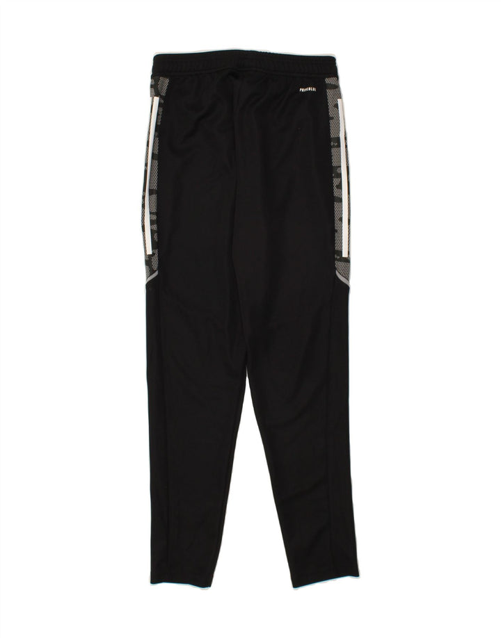 ADIDAS Mens Graphic Tracksuit Trousers Small  Black Polyester Vintage Adidas and Second-Hand Adidas from Messina Hembry 