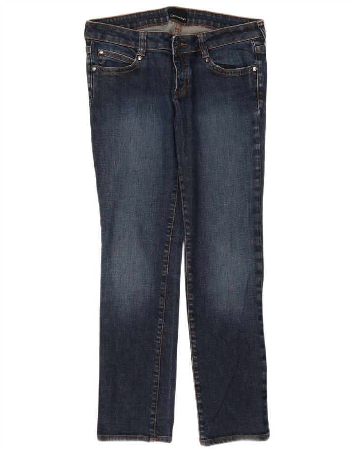 Женские узкие джинсы Calvin Klein W34 L30 синие