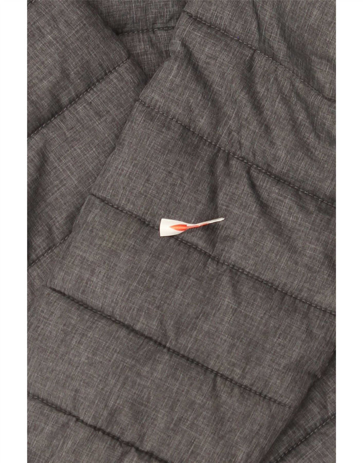 Женская стеганая куртка с капюшоном Ellesse UK 6 XS Серый нейлон