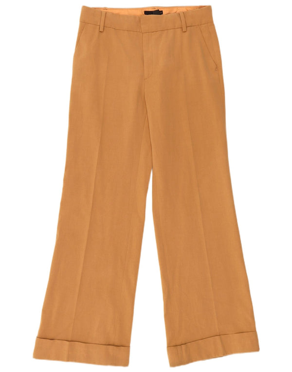 Женские повседневные широкие брюки Zara EU 38 Small W28 L31 Бежевые
