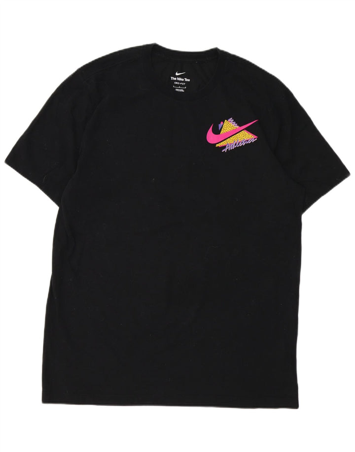 Мужская футболка с рисунком Nike, большой черный хлопок