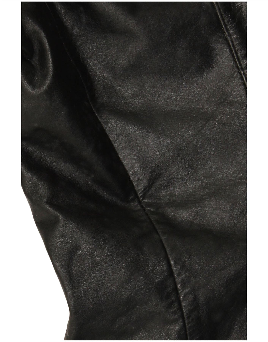 Мужская кожаная куртка VINTAGE UK 38 средний черный