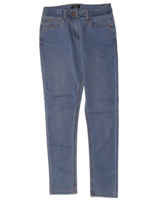 Женские джинсы скинни M&Co UK 12 Medium W28 L30 Синие, хлопок