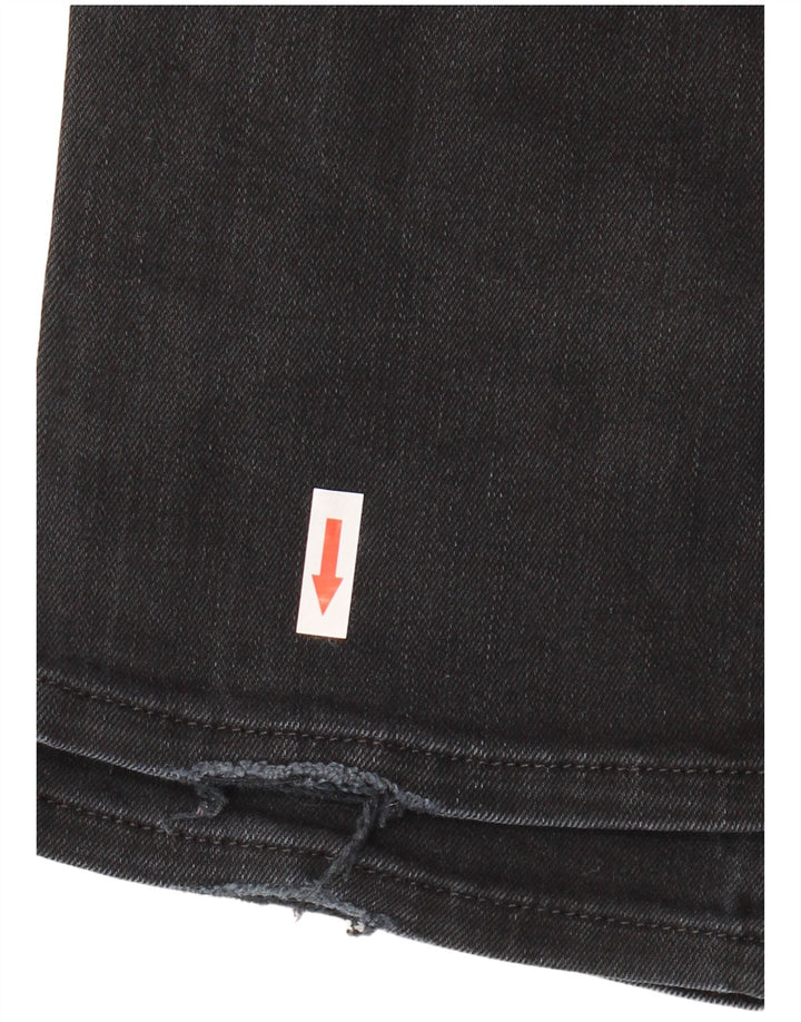 Мужские узкие джинсы Hugo Boss W34 L32, черный хлопок