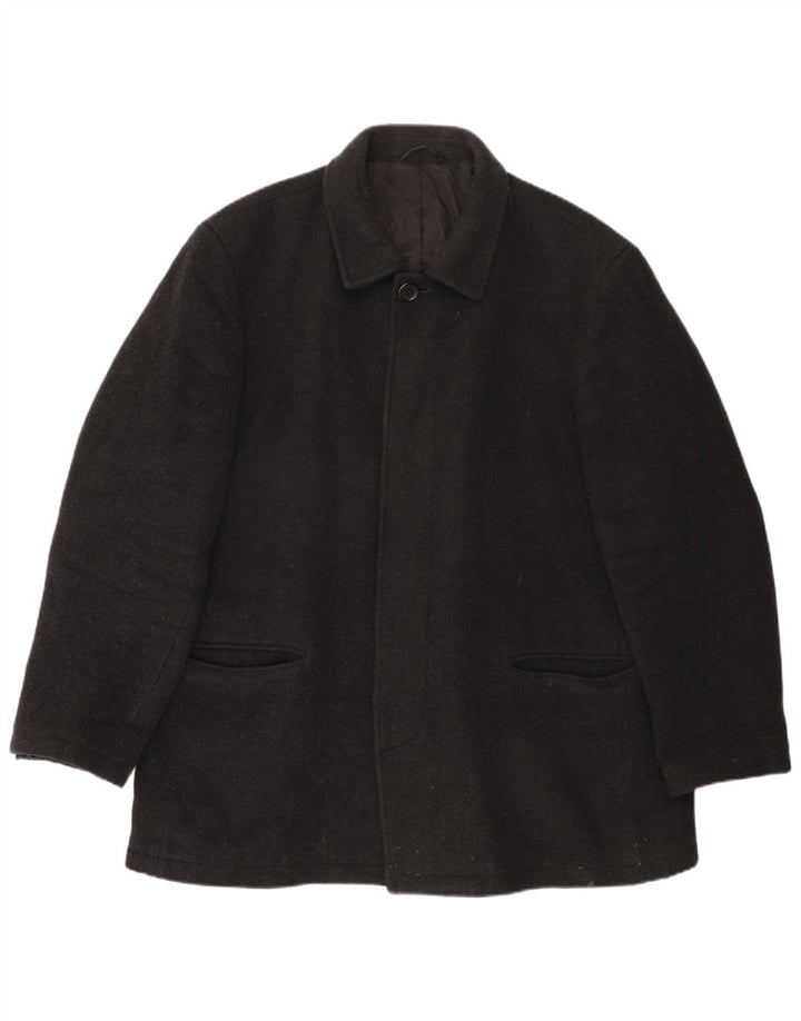 Мужское пальто Jaeger UK 42 XL серое шерстяное