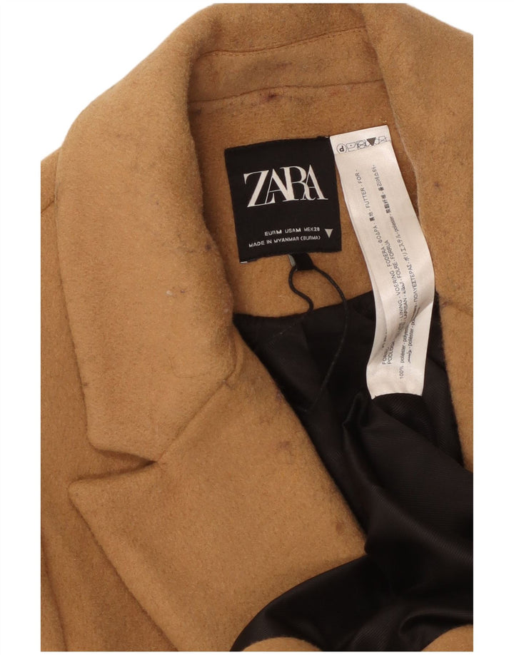 Женское пальто Zara UK 14, средний бежевый