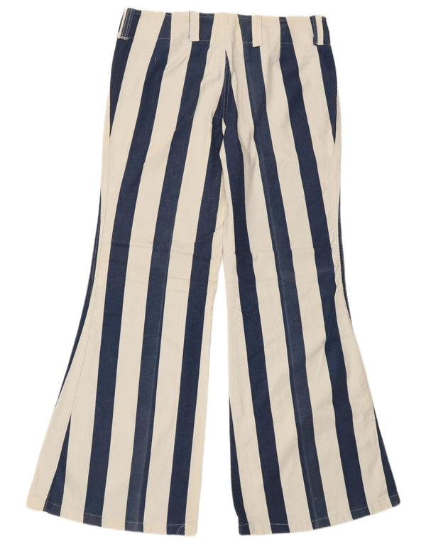 ВИНТАЖНЫЕ женские повседневные брюки с завышенной талией IT 48 XL W34 L31 синие ретро