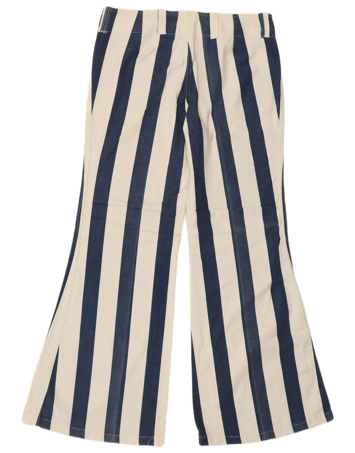 ВИНТАЖНЫЕ женские повседневные брюки с завышенной талией IT 48 XL W34 L31 синие ретро